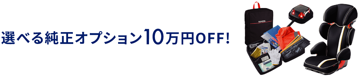 選べる純正オプション10万円OFF!